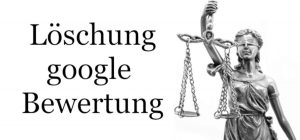 Löschung google